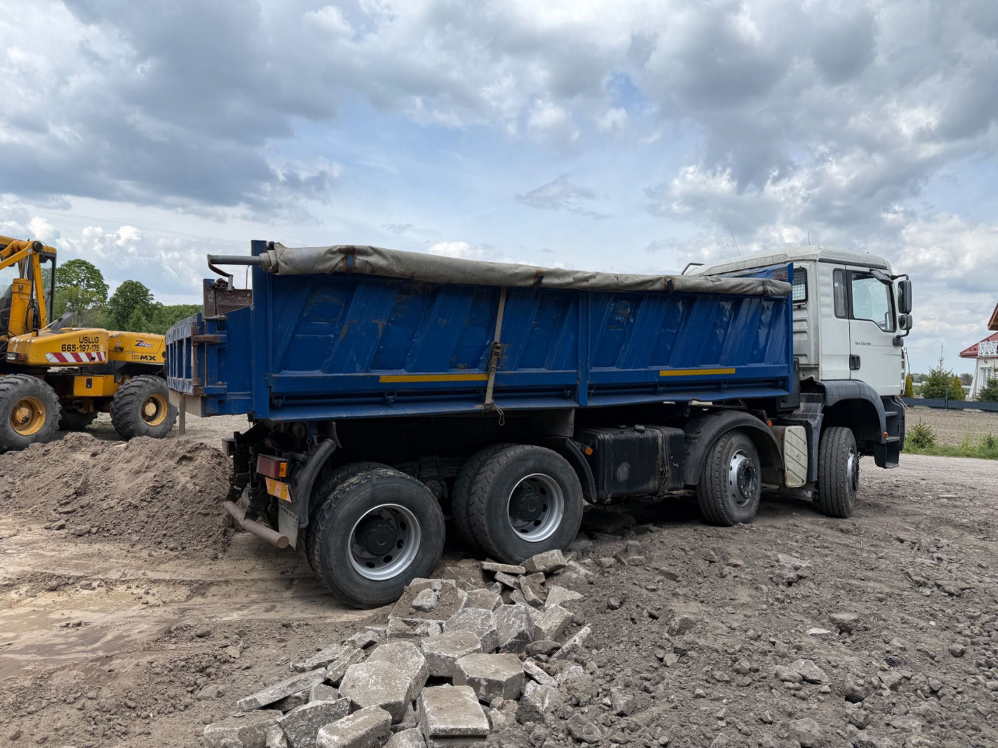 Wywrotka MAN TGA 35.410 4-ośka 2004 r Wywrot 8x4 WOZIDŁO TANIO FAKTURA