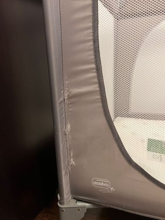 Berço e colchão de viagem