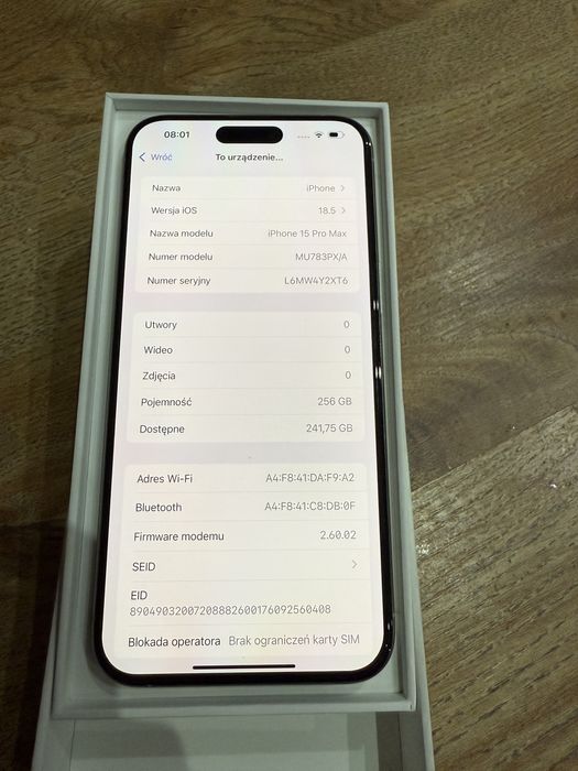 Iphone 15 Pro Max Gwarancja Faktura Vat