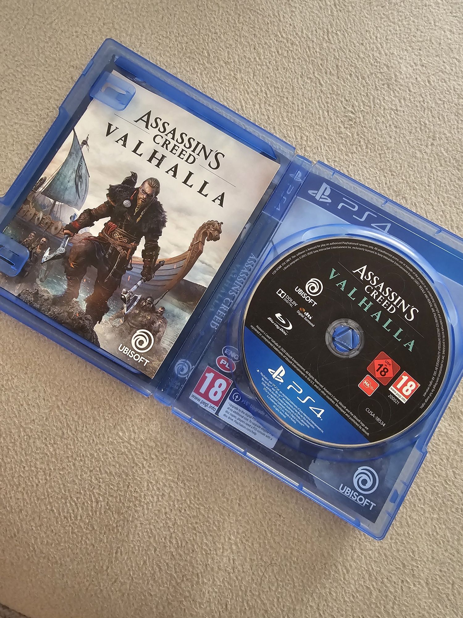 Assassin's creed Valhalla ps4/ps5 "Stan Idealny"