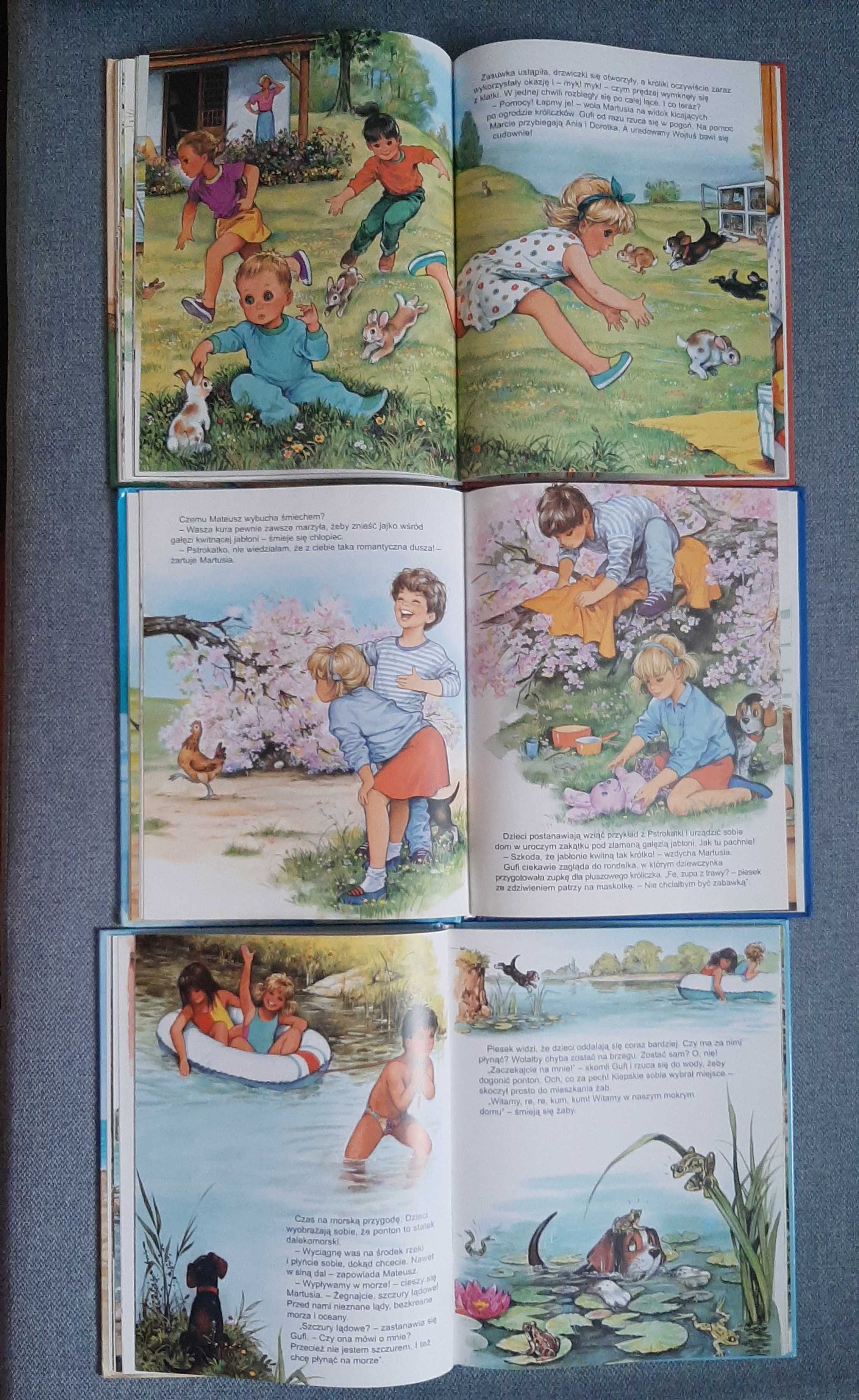 Martusia i Gufi 4 części ilustracje Pierre Couronne na wakacjach