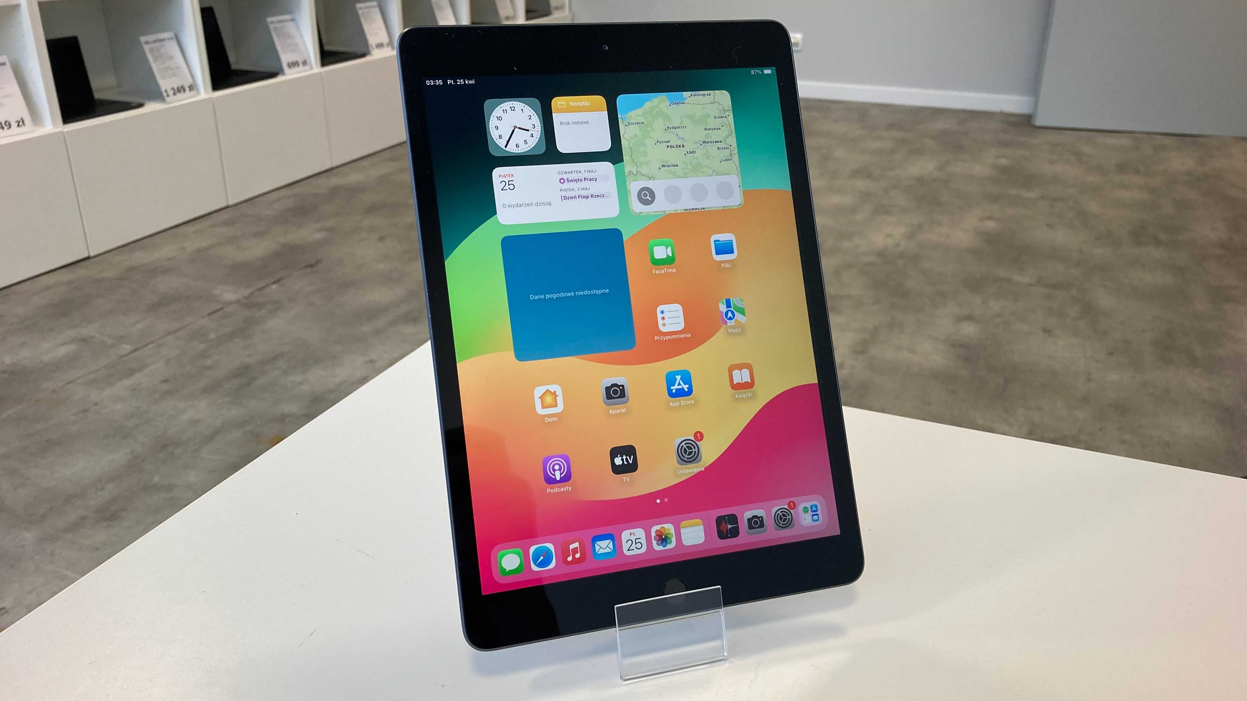 Tablet Apple iPad G7 10" 32GB WiFi BEZ BLOKAD BATERIA 10H FV23 RATY 0%