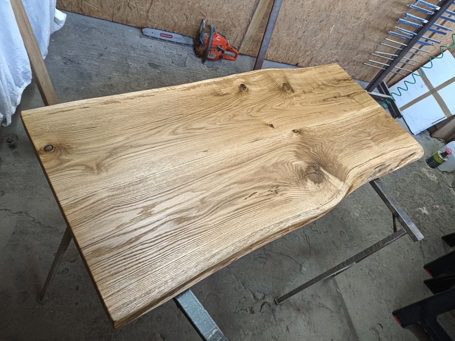 Blat dębowy 147x65 na stół biurko ławę Live Edge