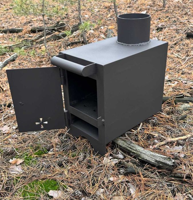 АКЦИЯ! Переносная Буржуйка, 3мм, печь походная, блиндажная, компактная