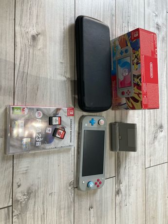 Nintendo Switch Lite Zacian&Zamazenta Edition z grami