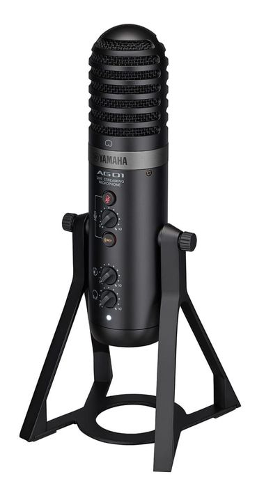 Yamaha AG01 BL – mikrofon pojemnościowy USB do streamingu