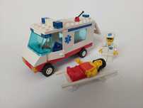 Lego Classic Town 6666 Ambulance - Karetka pogotowia 1994 komplet