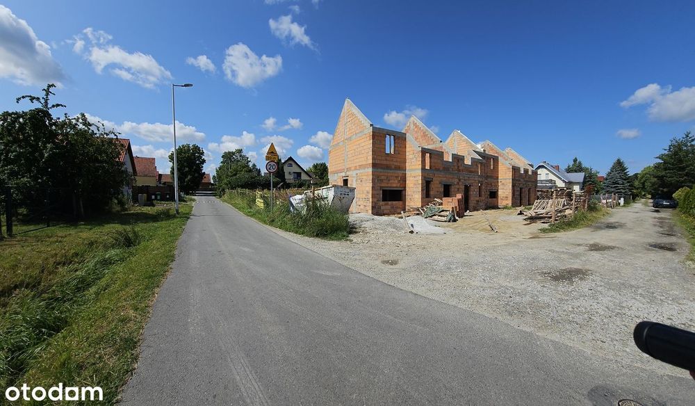 Segment z dużym ogrodem- Żurawiniec k. Wrocławia- gotowy w 2026