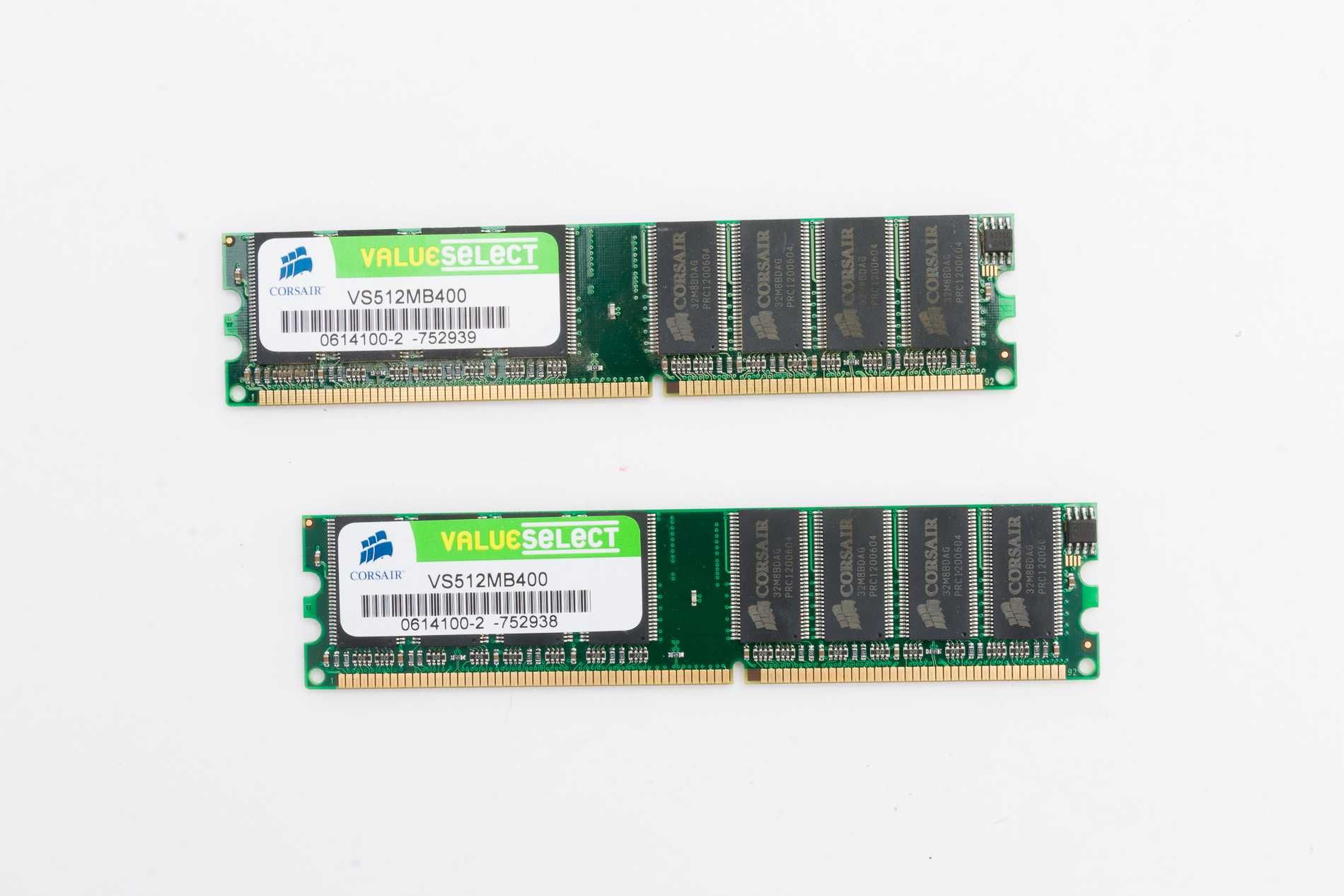 2 Módulos de 512Mb