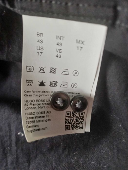 BOSS Slim fit Koszula biznesowa 'P-HANK' w kolorze Czarny