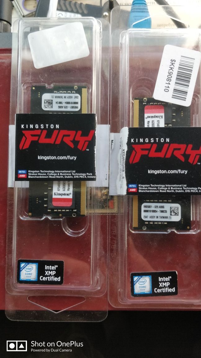 Пам'ять для ноутбука DDR5 Kingston fury 16gb (8+8)