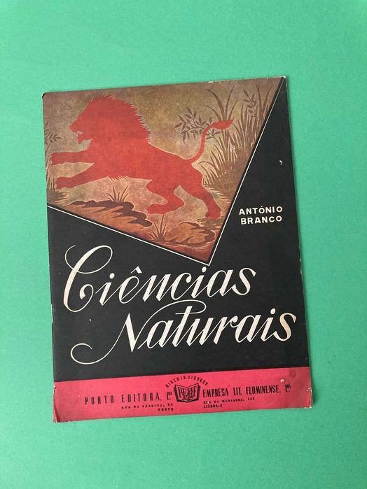 Livro Escolar Ciências Naturais Porto Editora Anos 60