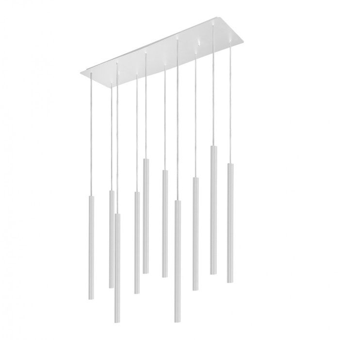 Suspensão led tubular design moderno