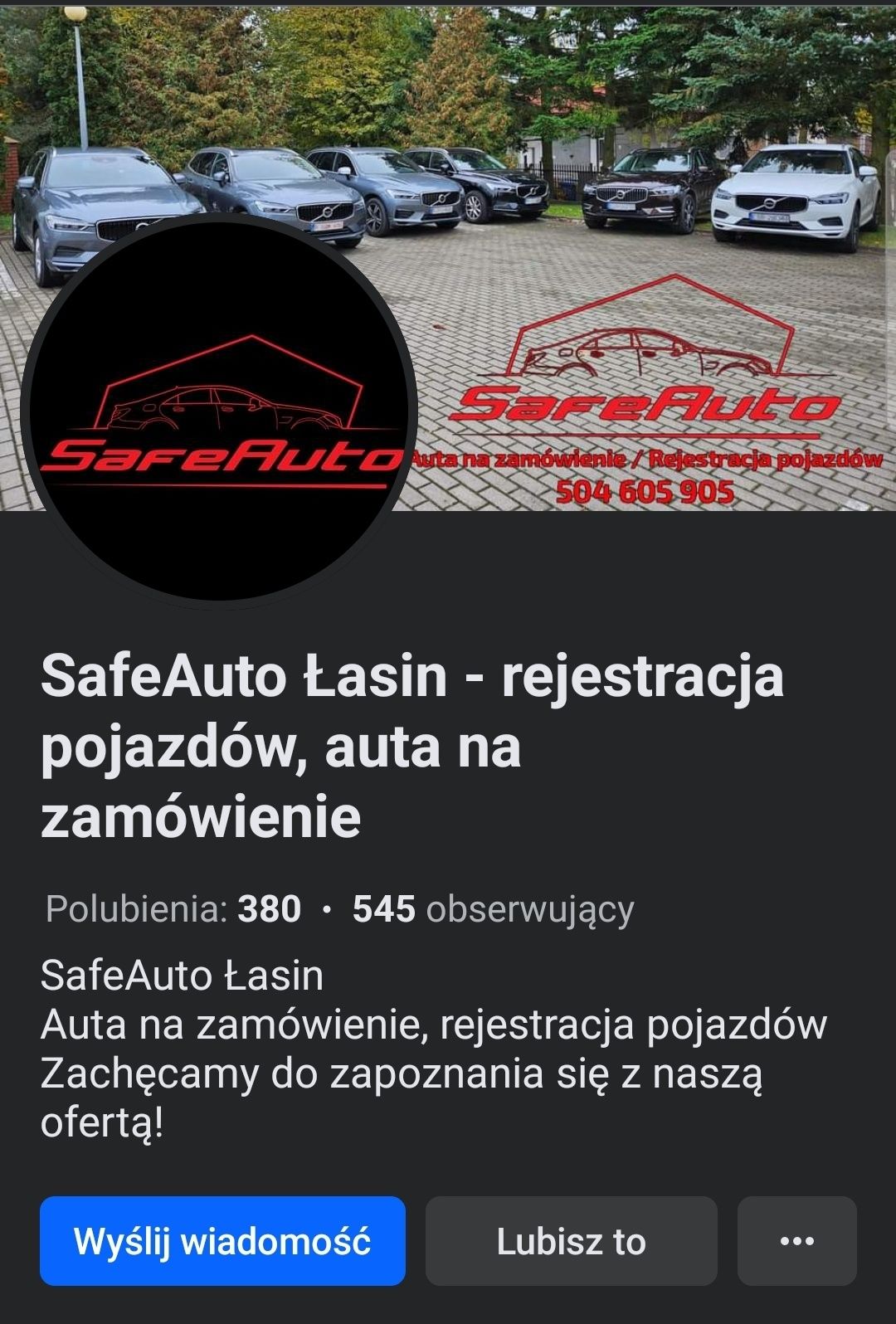 SafeAuto.pl - rejestracja pojazdów, auta na zamówienie