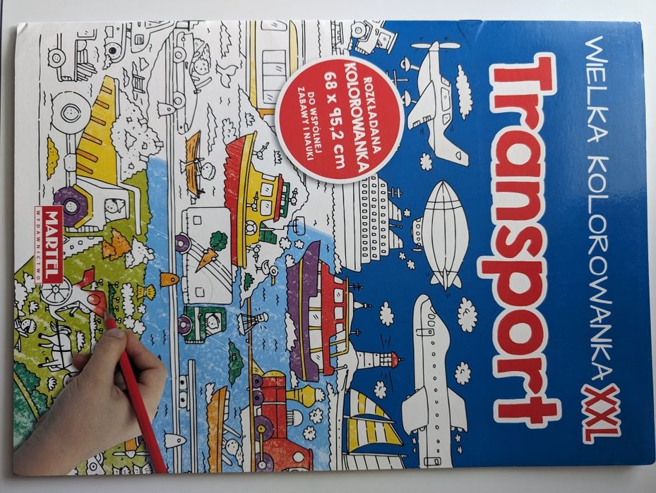 Wielka Kolorowanka XXL Transport