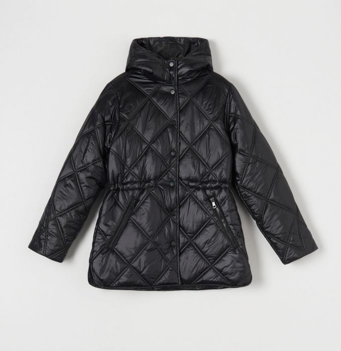 Czarna pikowana kurtka przejściowa! Sinsay! Rozmiar M!