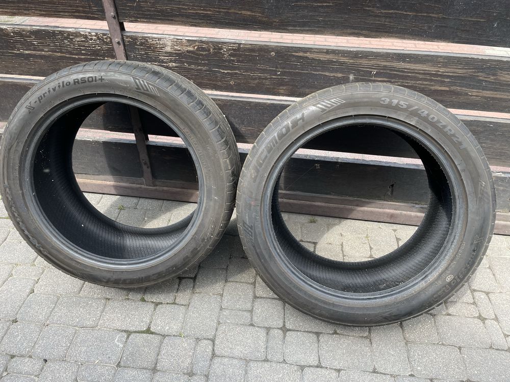Dwie opony Tacmax 315/40 21r x-privilo RS01+ dot21
