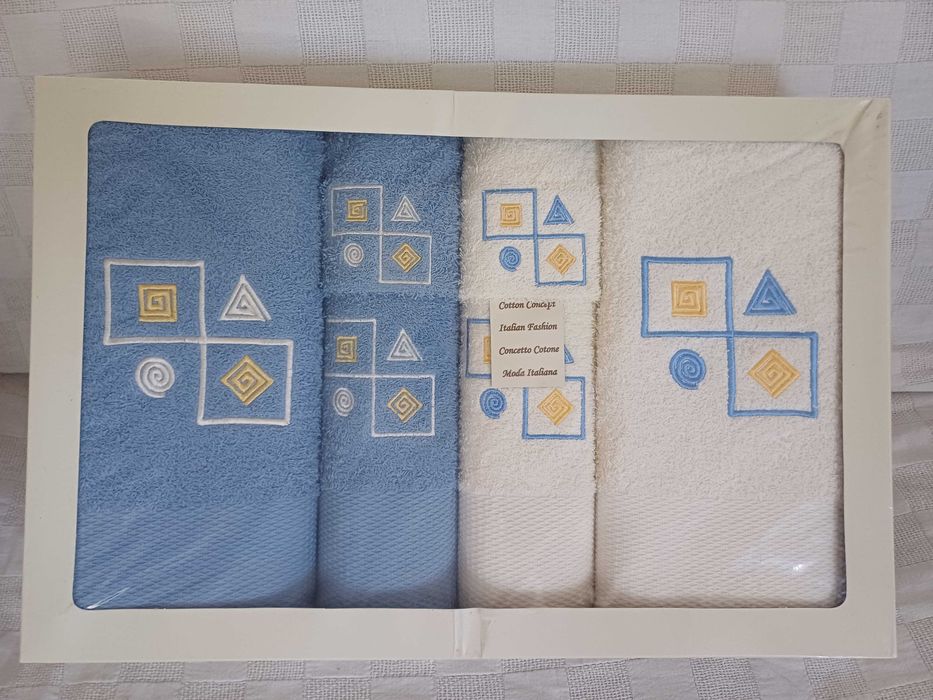 Conjunto de toalhas de WC