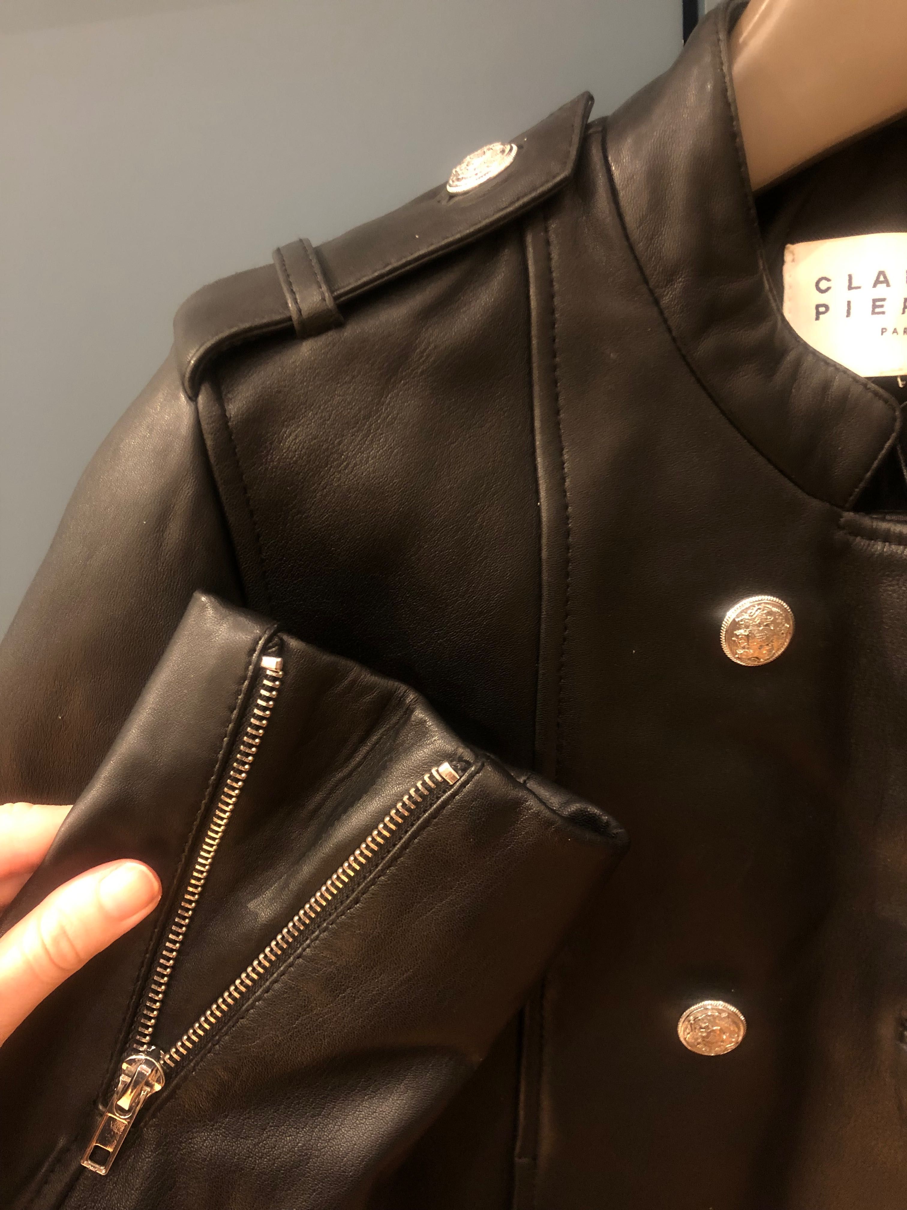 Шкіряна куртка CLAUDIE PIERLOT