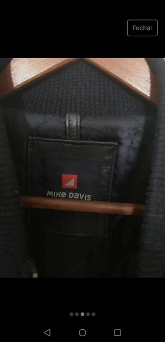 Casaco  Mike Davis - Lã e pele