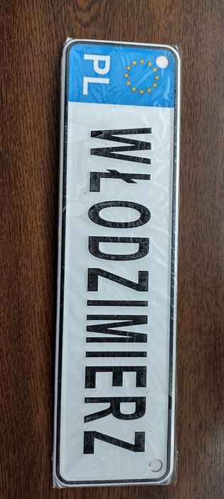 Tabliczka imienna - Włodzimierz