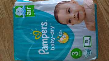 Подгузники детские Pampers  размер 3, 6-10 кг, 38 штук