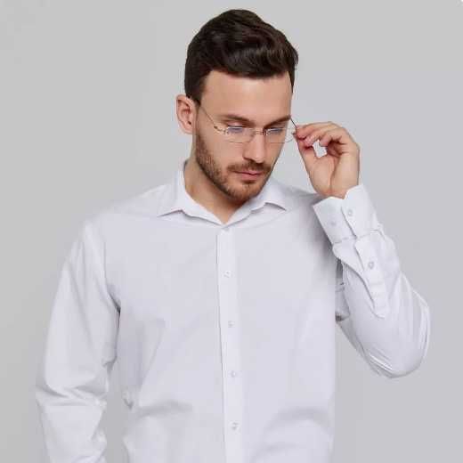 Титанові безоправні чоловічі окуляри для зору ± легкі та зручні код089