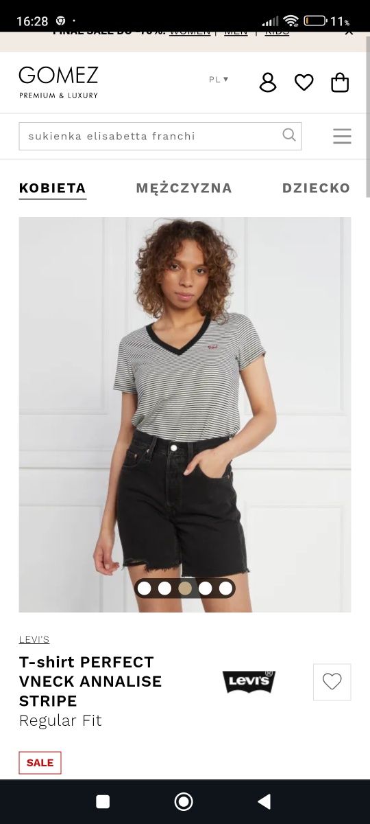 T shirt Levi's  nowy