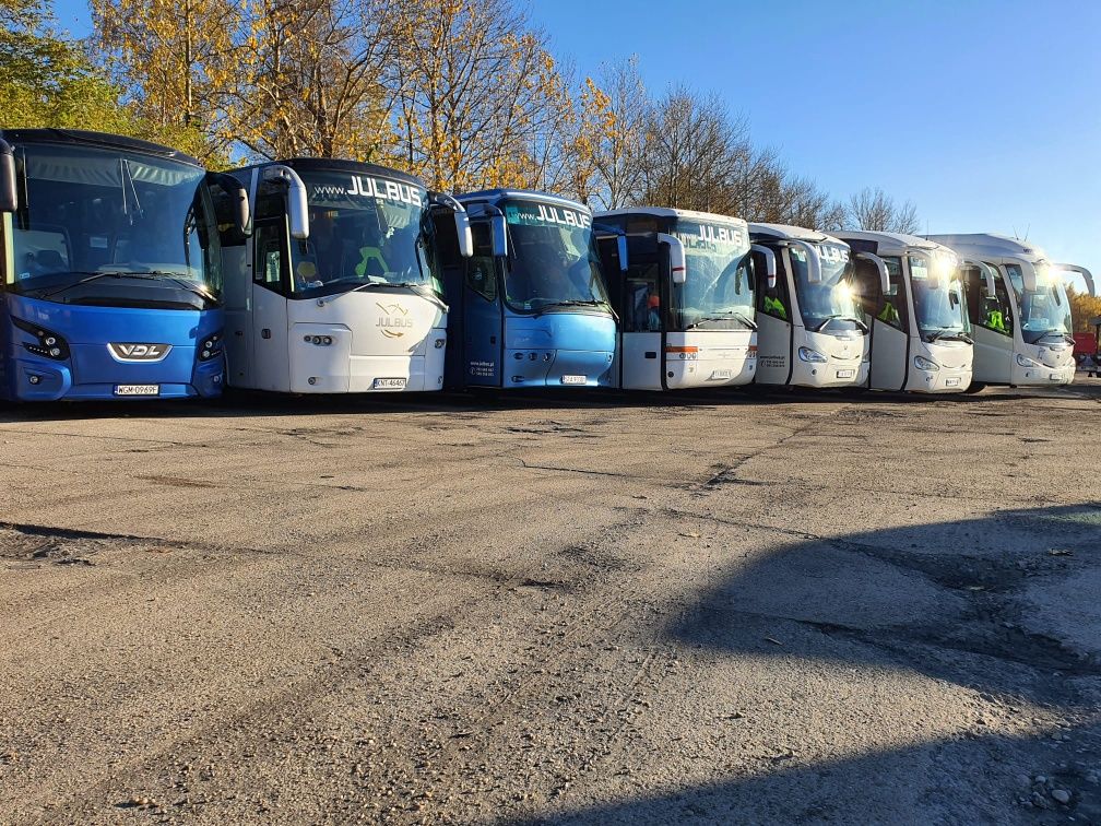 Przewóz osób, gosci weselnych, na lotnisko wynajem autokarów i busów