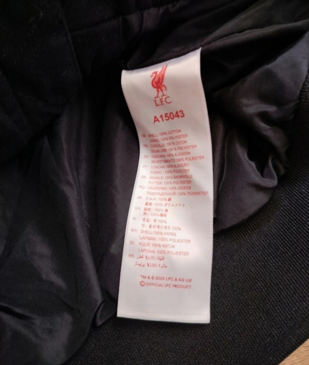 Kurtka bomberka bejsbolówka bomber piłkarska Liverpool ynwa M lfc