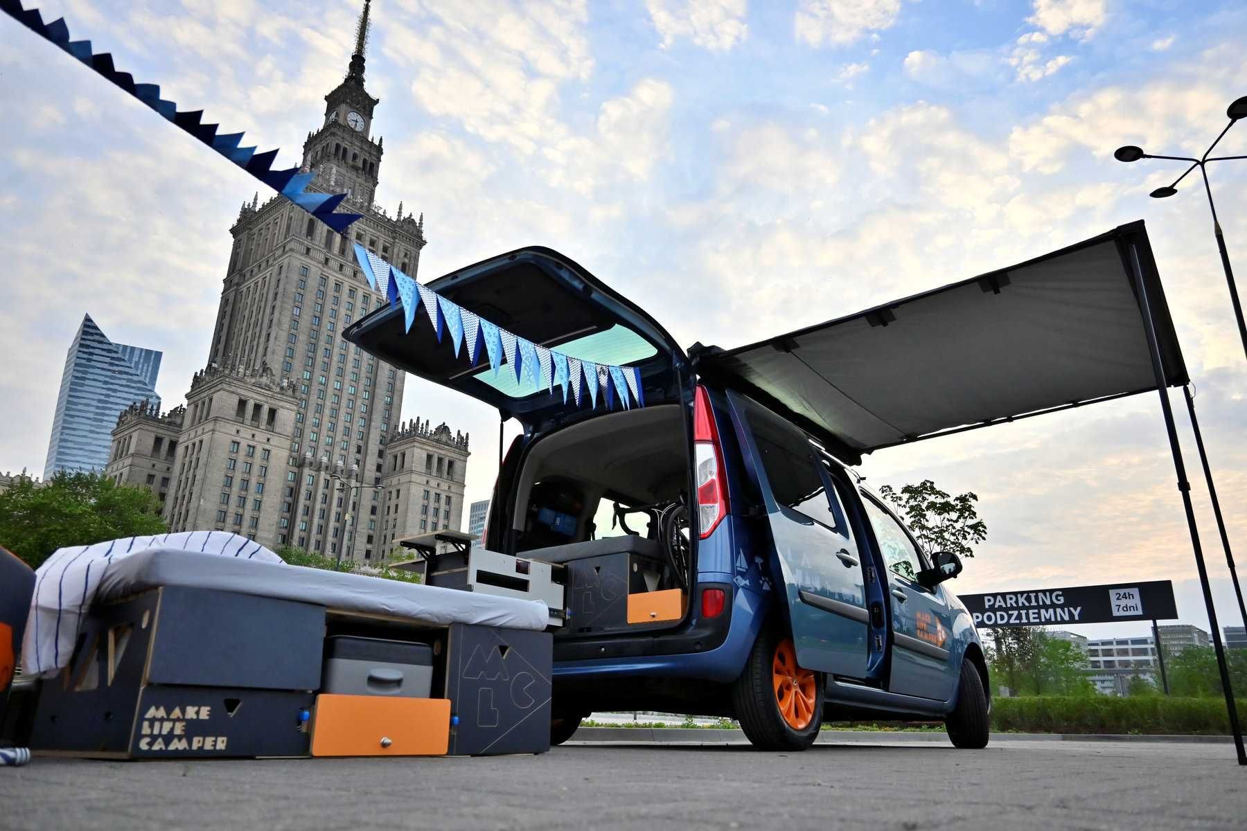 Camperbox do busa, minivana, kombivana i vana - łóżko, kuchenka, woda