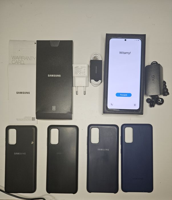 Samsung Galaxy S20 SM-G980F/DS Biały Stan idealny