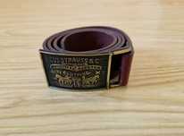 Ремінь чоловічий Levi's 32/80  (шкіряний) Original
