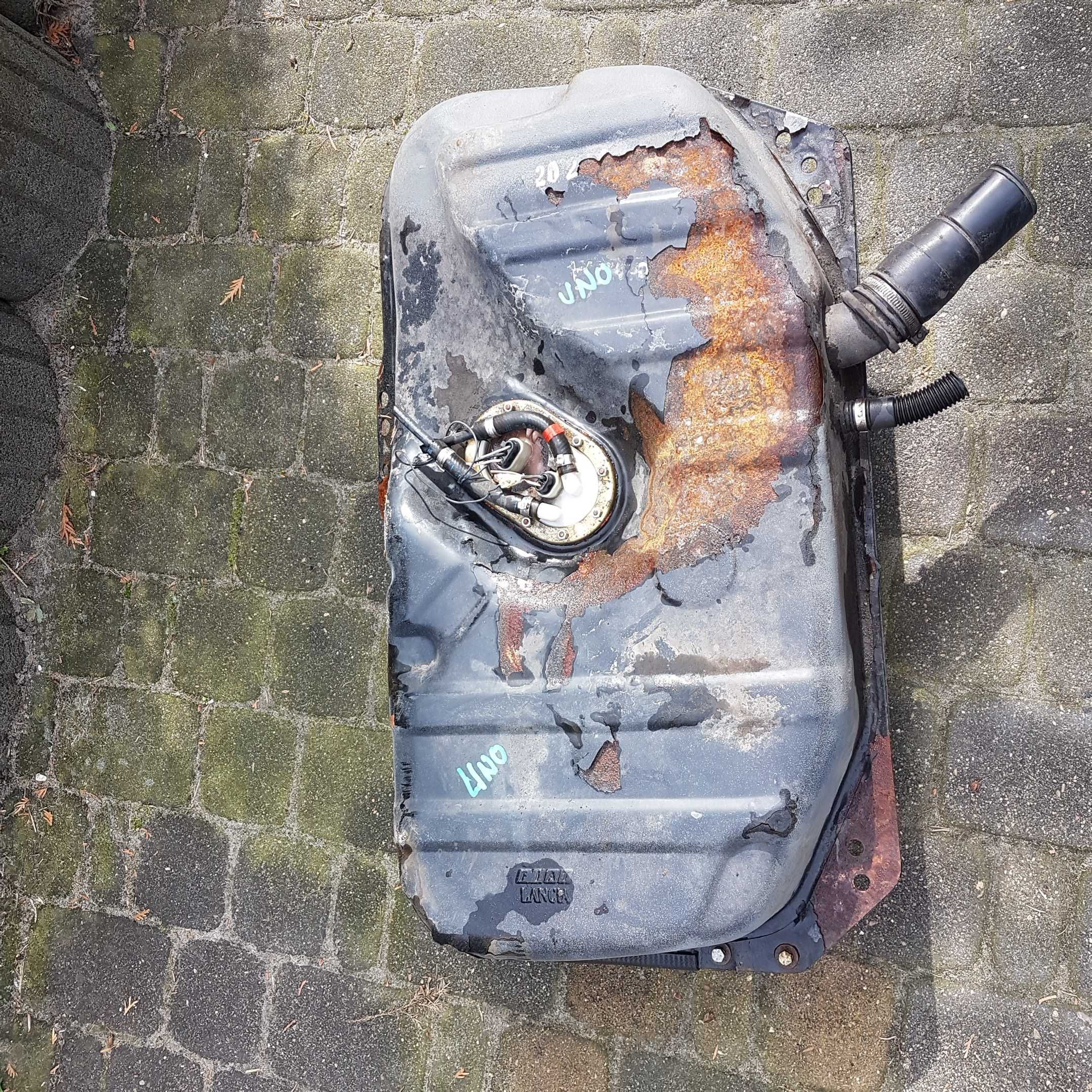 zbiornik bak paliwa pompa paliwa pływak wskażnik paliwa kosz fiat uno