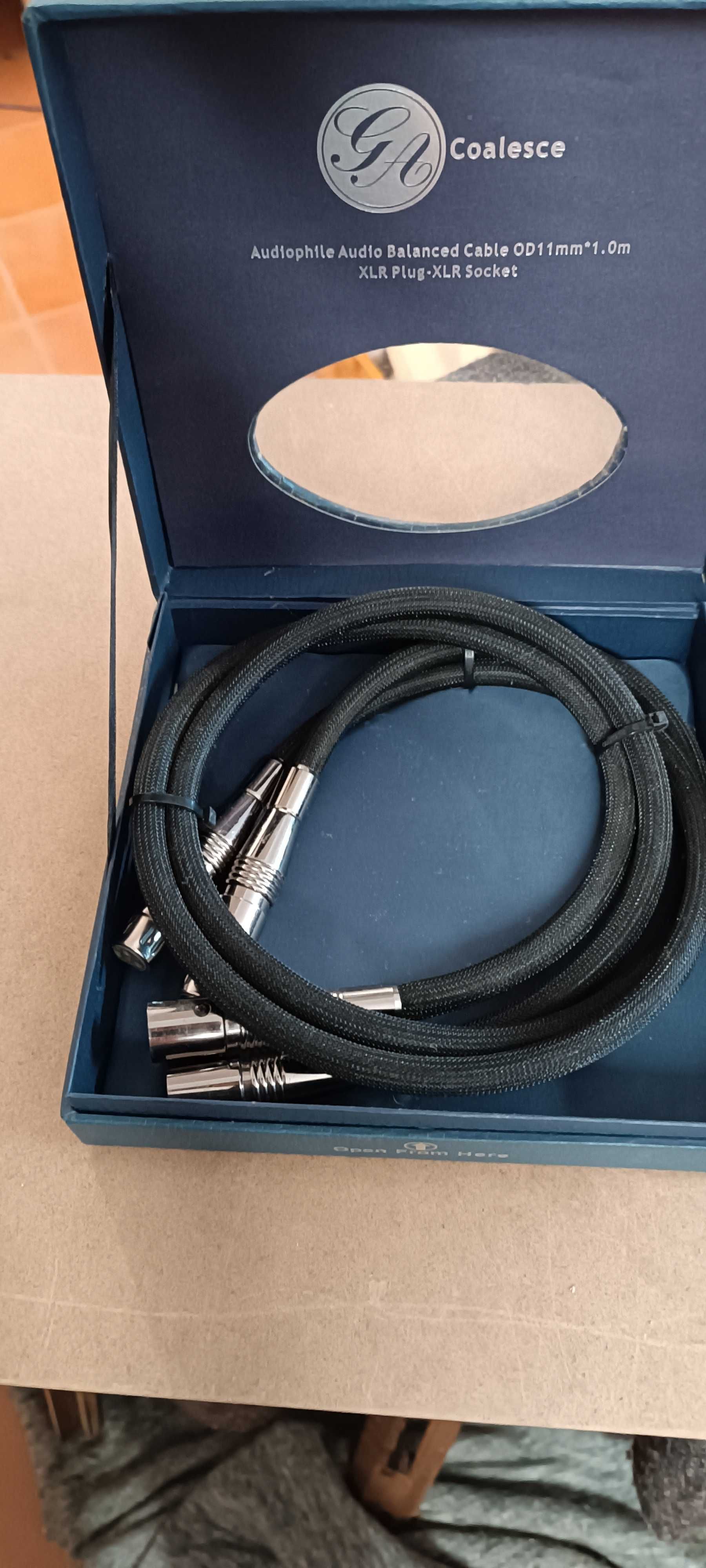 GRAVES AUDIO Oxygen Free XLR Interconnects in NEW condition.