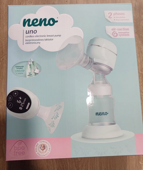 Bezprzewodowy laktator elektryczny Neno Uno – stan idealny