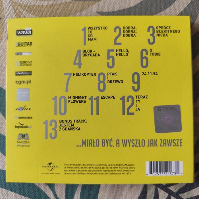 Golden Life Akustycznie AQQ płyta CD