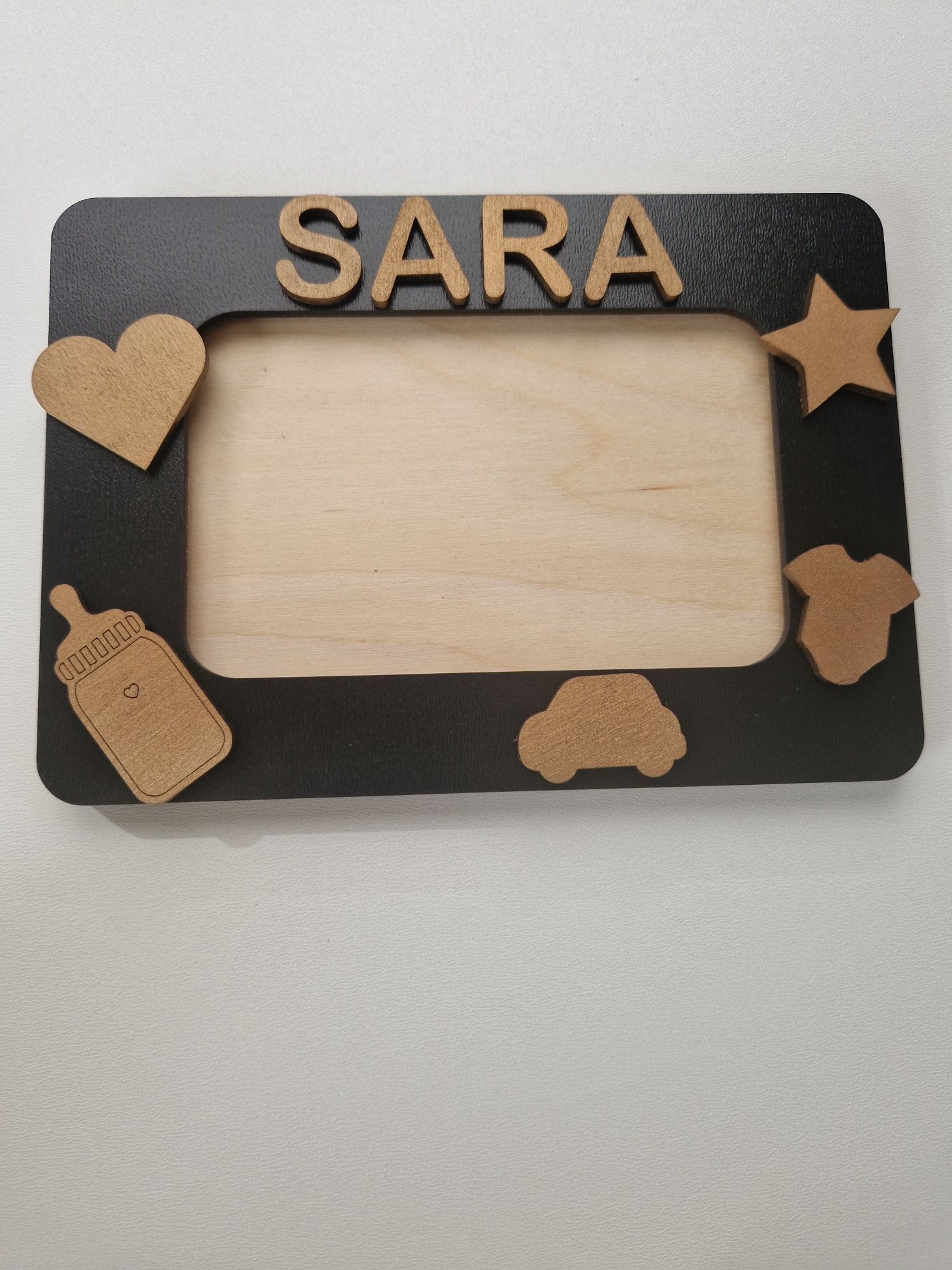 Ramka na zdjęcie 3D dowolny napis Imię personalizowana