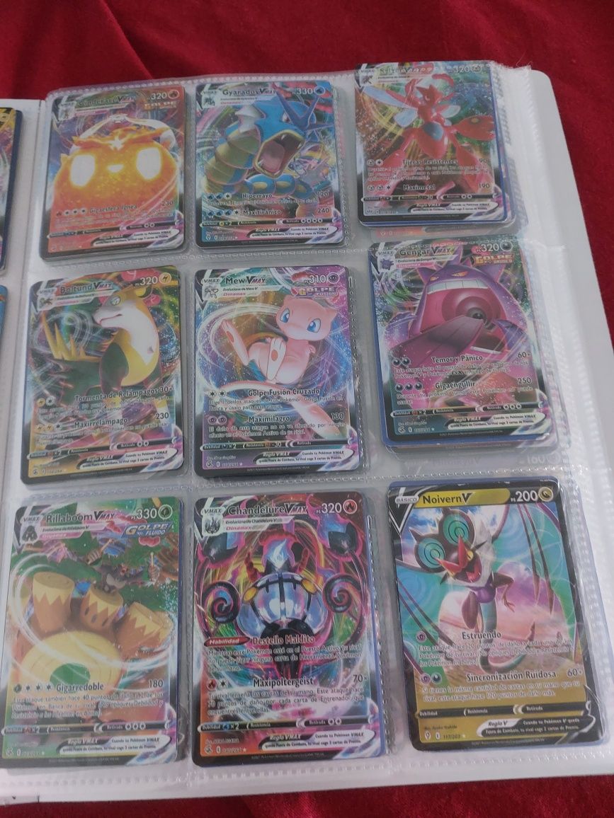 Cartas pokemon com caderneta