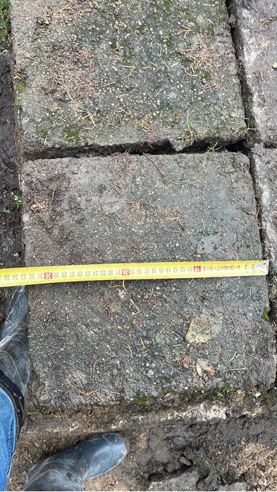 Płytki chodnikowe z demontażu