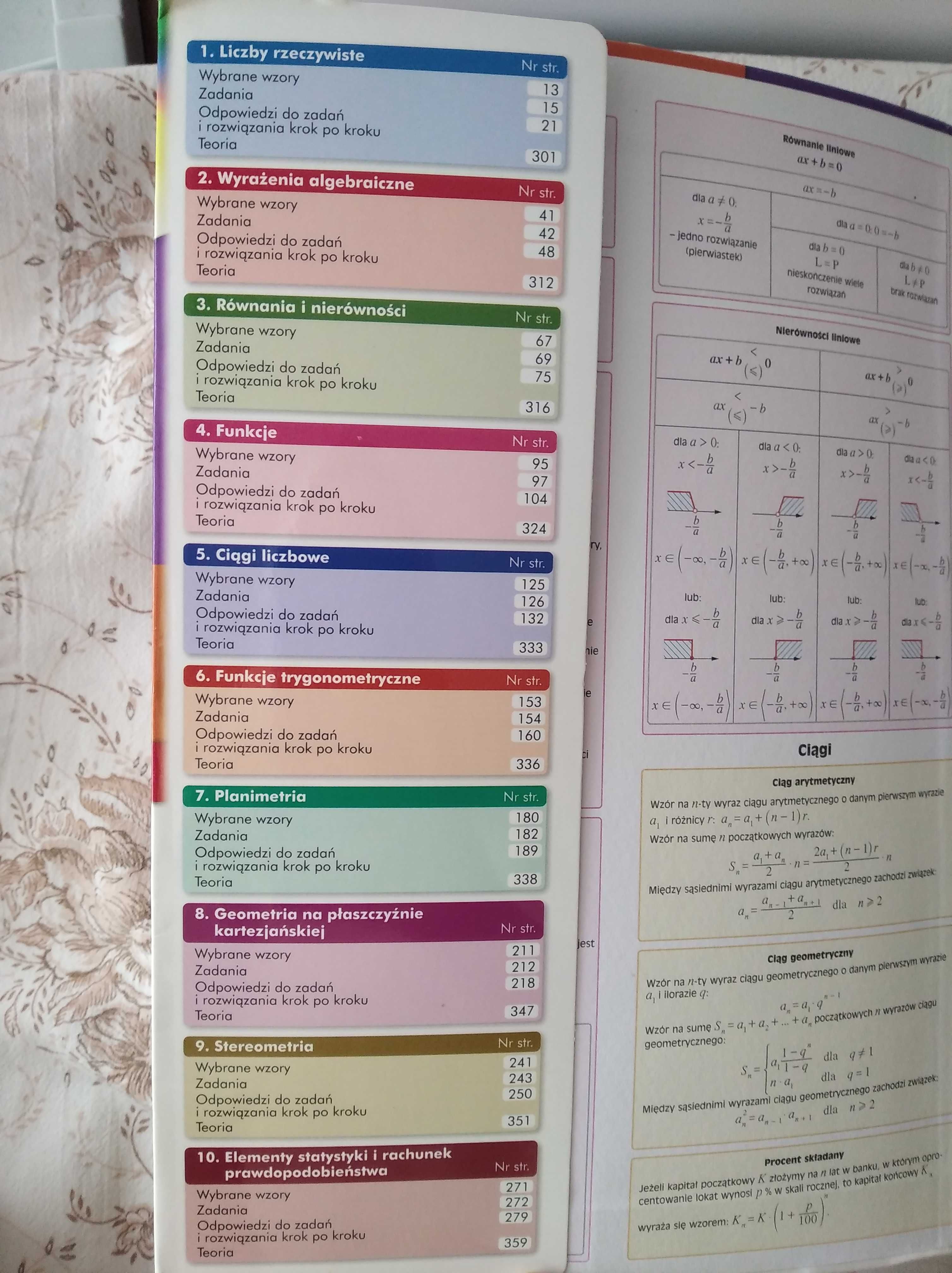 Obowiązkowa matura z matematyki 2012 Ponad 1300 zadań + płyta CD