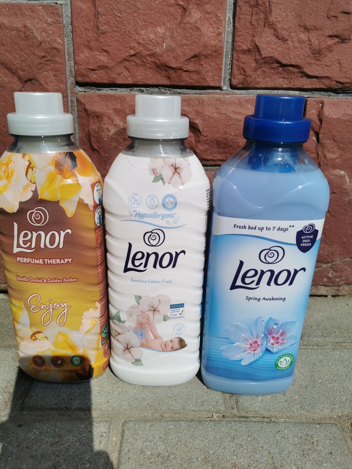 Ополiскувач для прання, гранули lenor, silan, Coccolino, soft