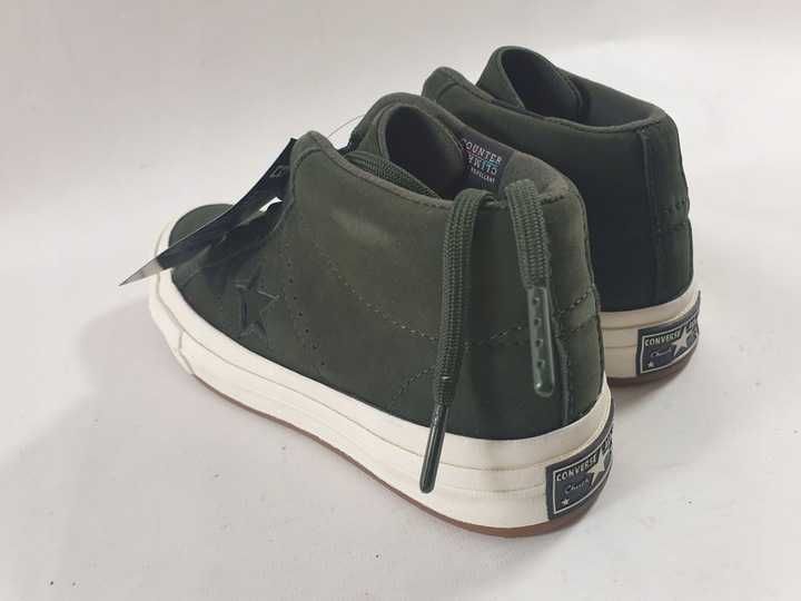 Buty sportowe Converse ONE STAR MID r. 35,0 brązowy, zielony