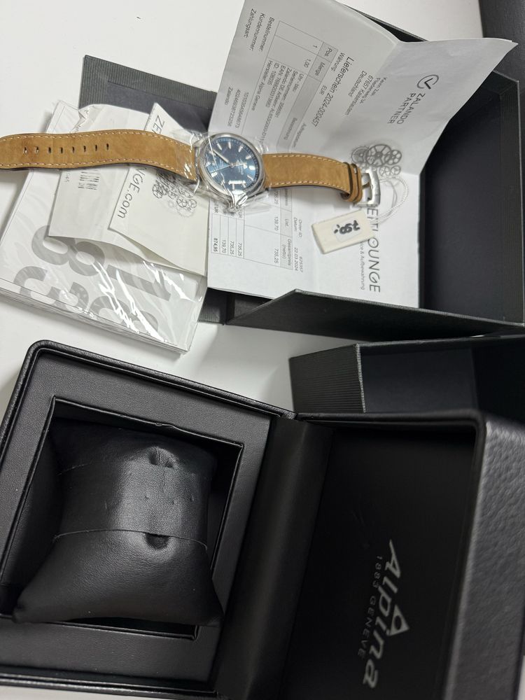 Alpina Alpiner Quartz AL‑240NS4E6 zegarek nowy na gwarancji  pelen set