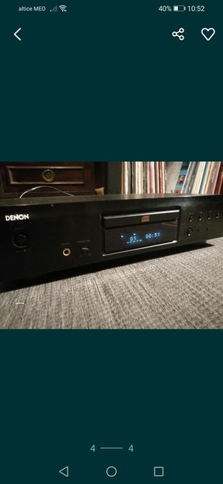 Leitor de CD Denon DCD 500 AE