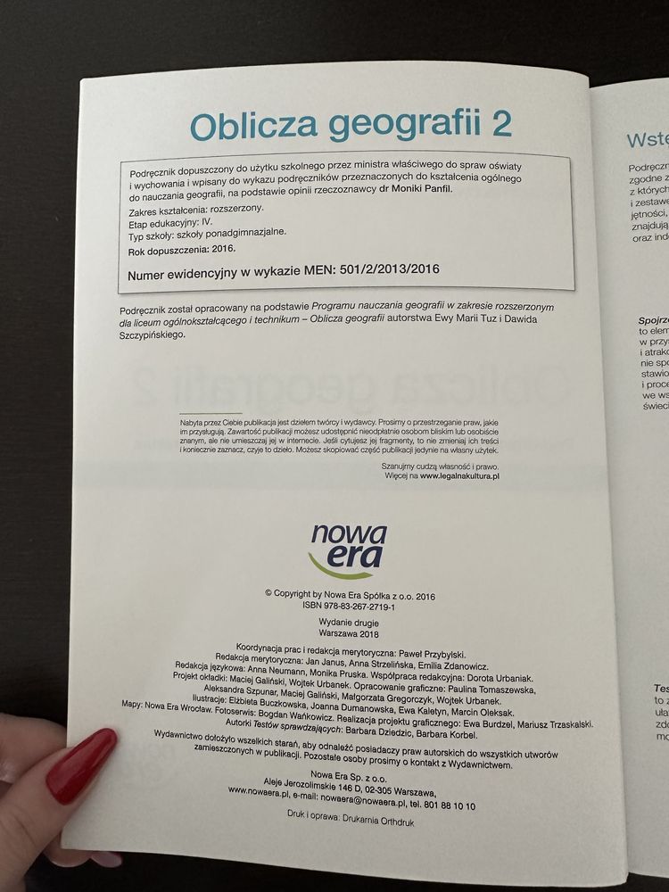 Podręcznik - Oblicza geografii 2 - zakres rozszerzony