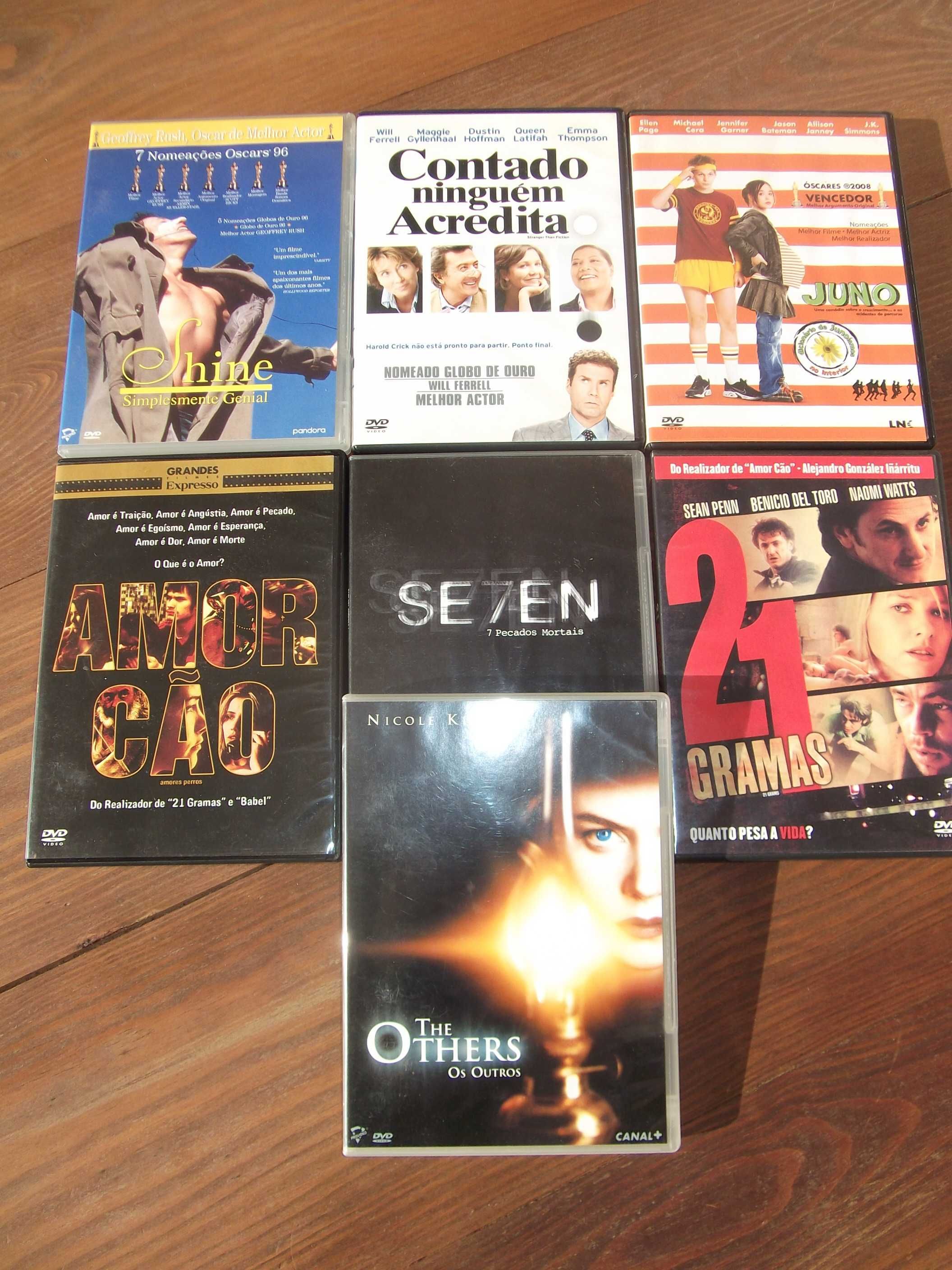 Lote de 6 filmes DVD (originais)