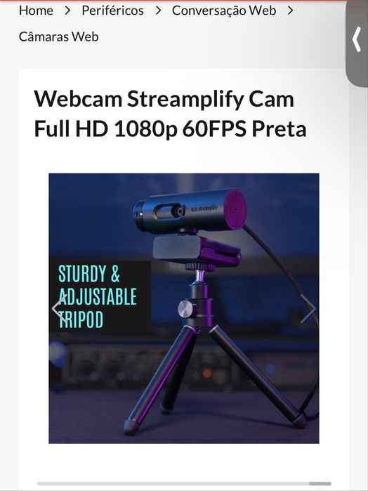 Web cam nova, usada apenas para teste.