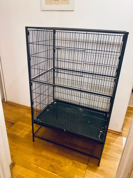 Klatka metalowa dla gryzonia/ papugi