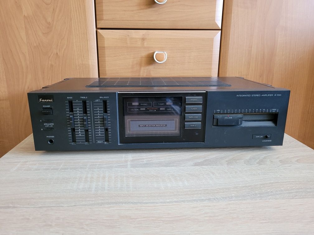 Sansui A-550 wzmacniacz.